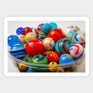 Bowl Full Of Marbles Sticker